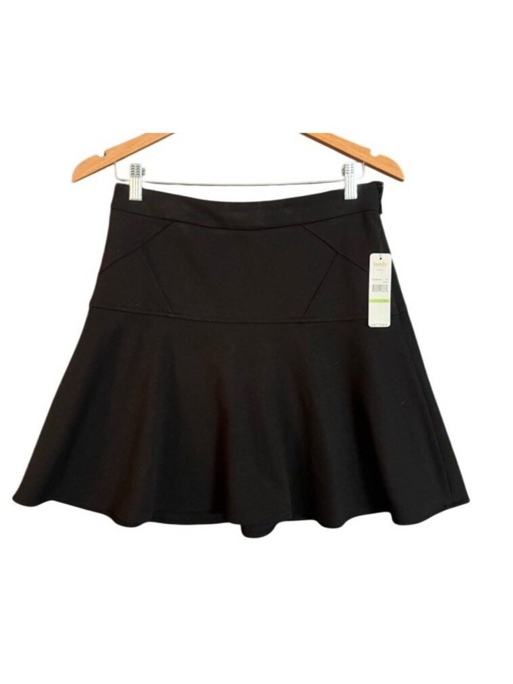 Laundry By Shelli Segal Black Circle Skater Skirt